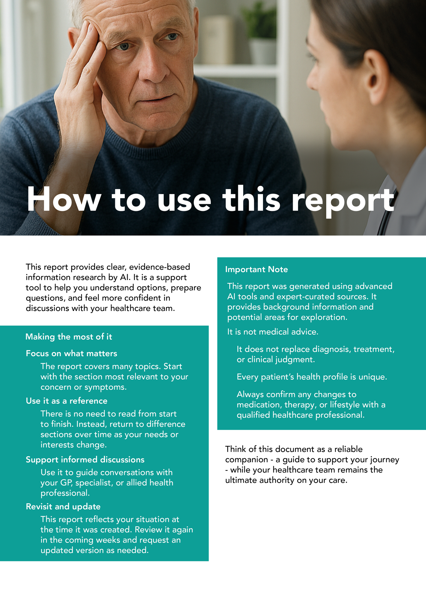 Custom Health Report