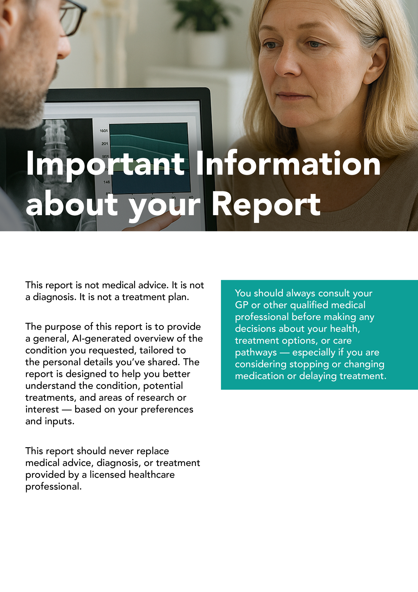 Custom Health Report