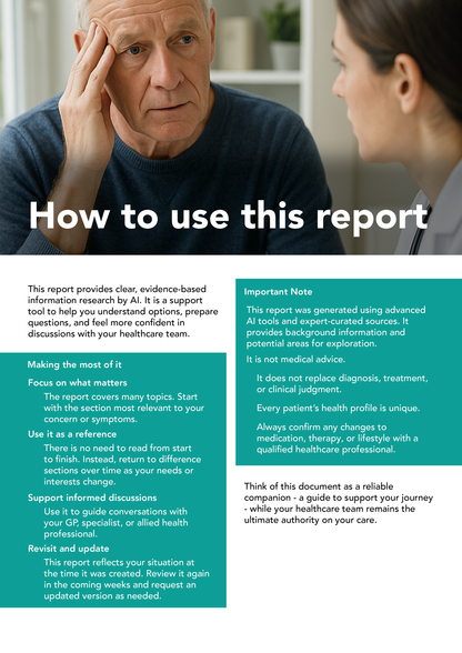 Custom Health Report